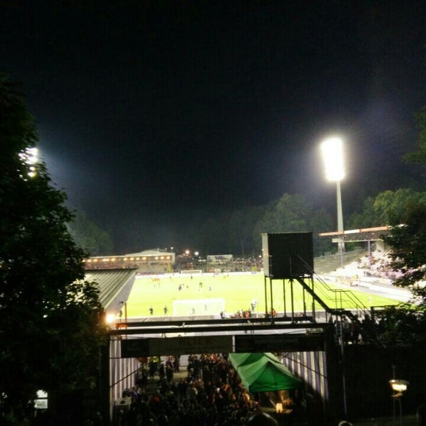 Photo taken at Erzgebirgsstadion by Martin v. on 9/18/2015