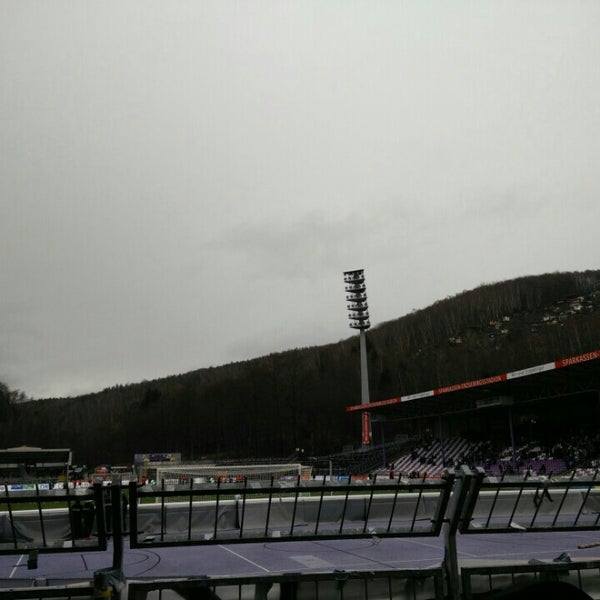Photo taken at Erzgebirgsstadion by Martin v. on 11/29/2015