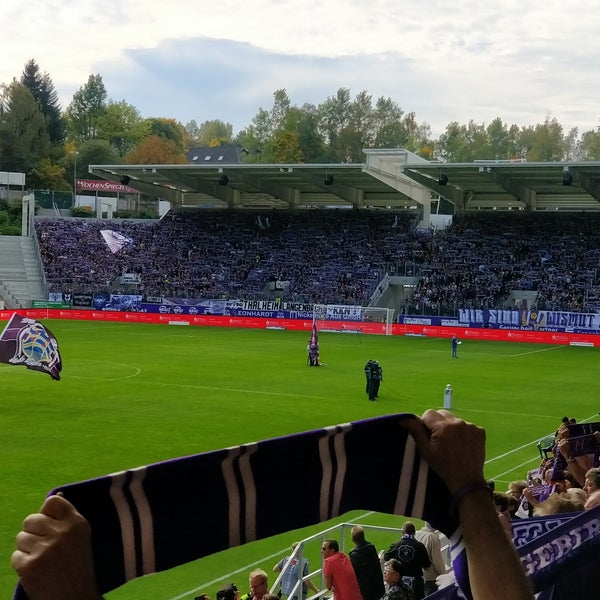 Photo taken at Erzgebirgsstadion by Martin v. on 9/30/2017