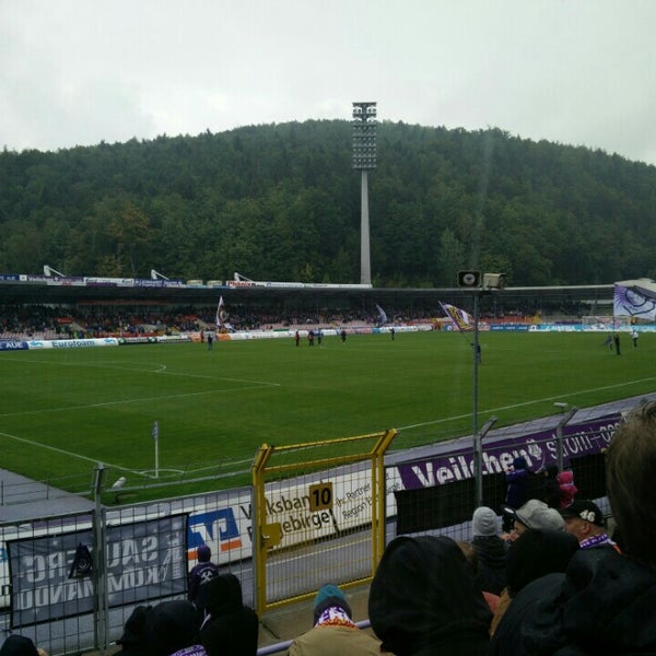 Photo taken at Erzgebirgsstadion by Martin v. on 9/26/2015