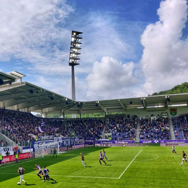 Photo taken at Erzgebirgsstadion by Martin v. on 8/2/2021