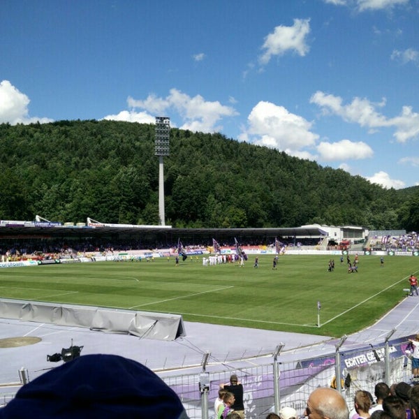 Photo taken at Erzgebirgsstadion by Martin v. on 7/25/2015
