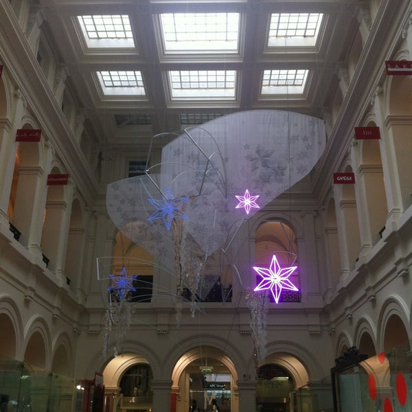 Photo taken at Melbourne&#39;s GPO by Andrea F. on 1/3/2013