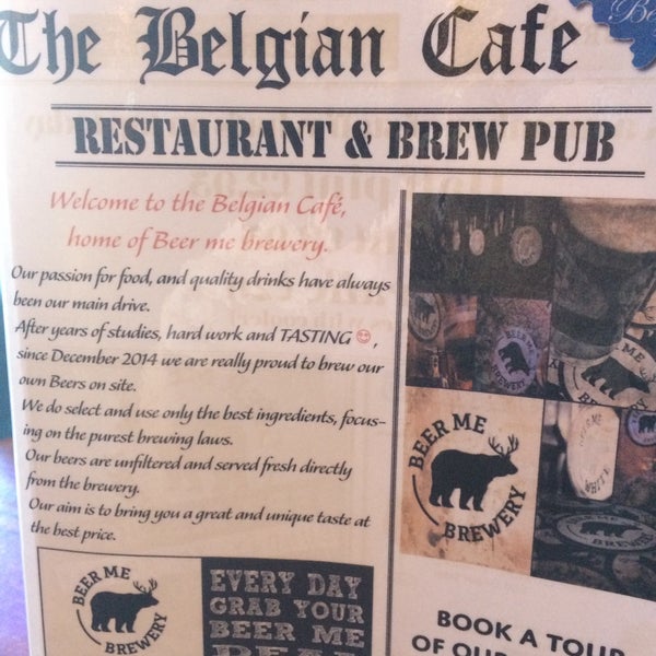 Photo taken at The Belgian Cafe by Catherine B. on 4/4/2015