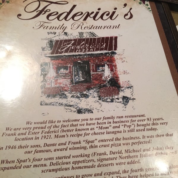 Photo taken at Federici&#39;s Family Restaurant by Jamule C. on 7/1/2016