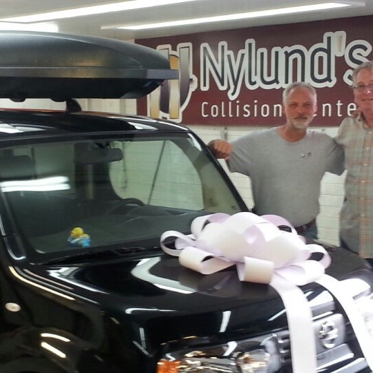 Photo taken at Nylund&#39;s Collision Center by Brian H. on 8/14/2013