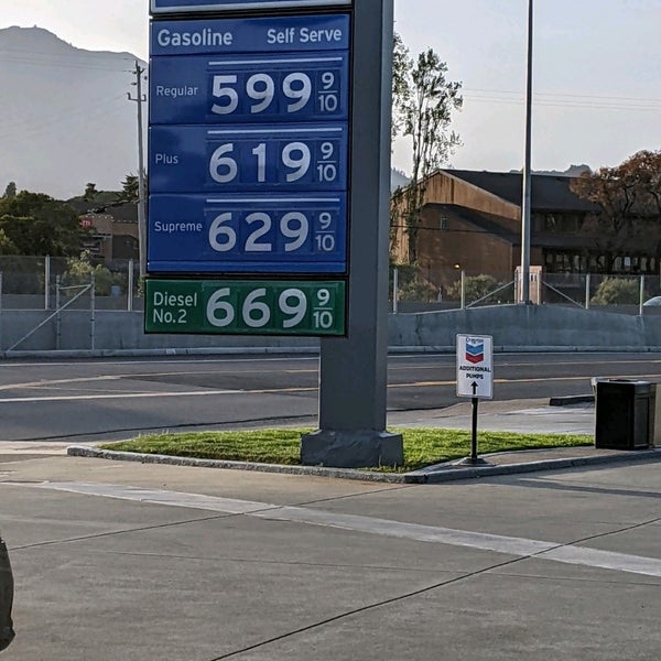 Chevron Fuel Station in Mill Valley