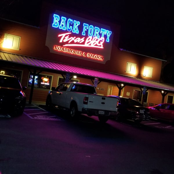 Photo taken at Back Forty Texas BBQ Roadhouse &amp; Saloon by Vincent L. on 2/13/2019
