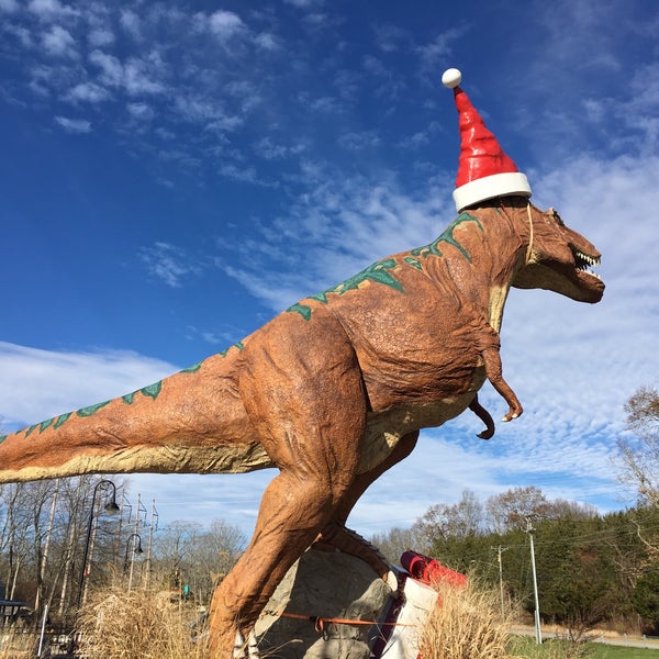 Photo taken at The Dinosaur Place at Nature&#39;s Art Village by James R. on 11/25/2017