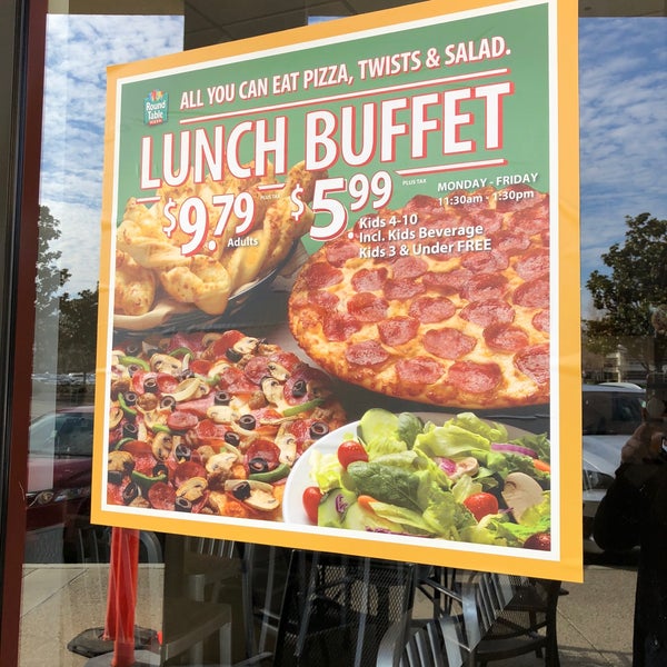 Round Table Sunnyvale Ca, Round Table All You Can Eat Lunch Buffet Hours