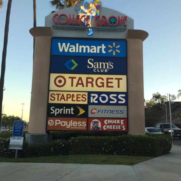 College Grove Shopping Center Shopping Mall In San Diego