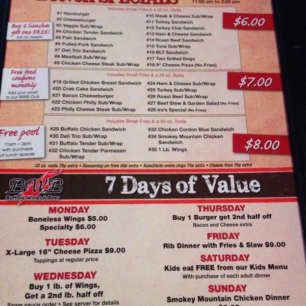 Buffalo Wings & Beer Wings Joint in Silver Spring