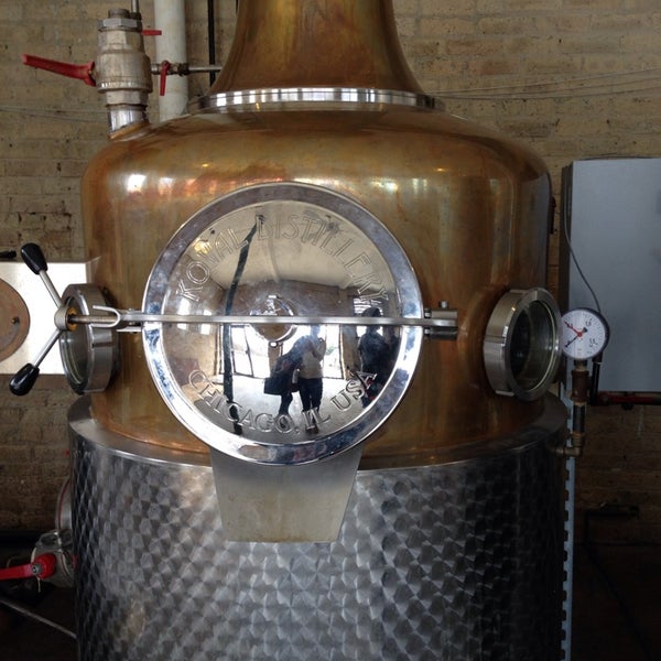Photo taken at Koval Distillery by Nicole B. on 4/6/2014