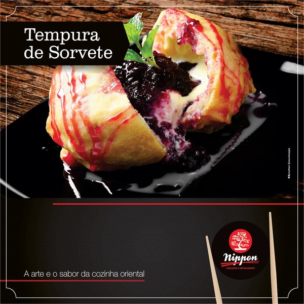 Experimente também as nossas sobremesas! Neste calor, que tal um delicioso #TempuradeSorvete?