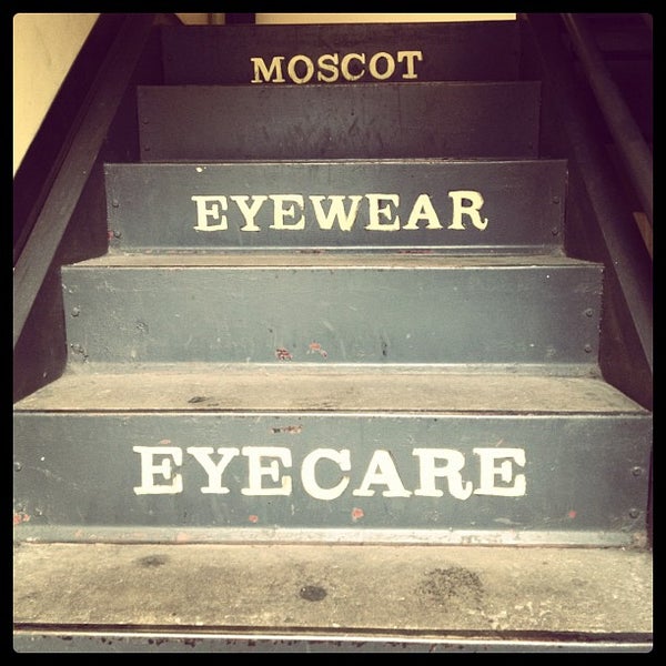 Photo taken at Moscot by Geoffrey F. on 2/11/2012