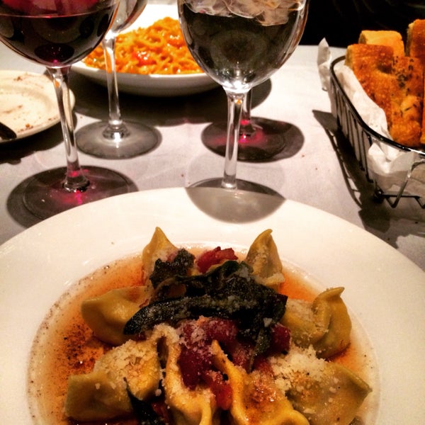 Great find near theater district - celebrated my birthday here & veal ravioli did not disappoint!