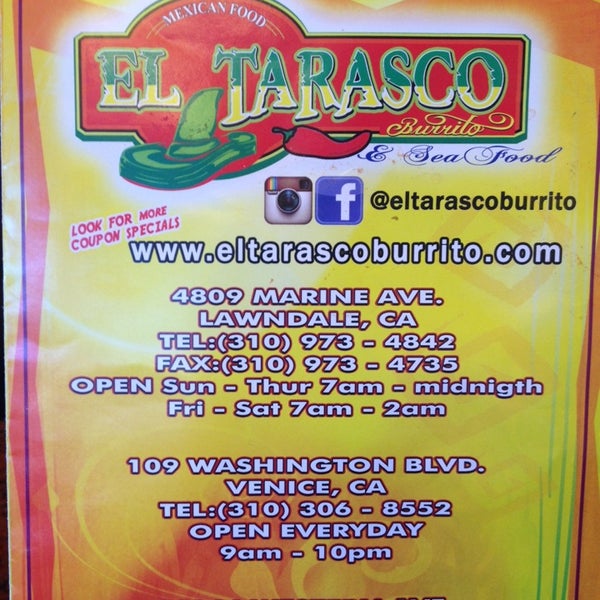 Foto tirada no(a) El Tarasco Mexican Food por FW1SHINE .. em 7/17/2014