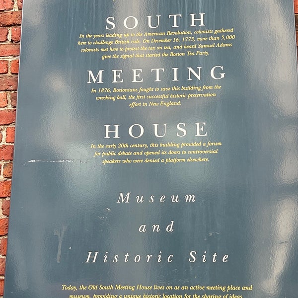 Foto tirada no(a) Old South Meeting House por Milan M. em 9/27/2023