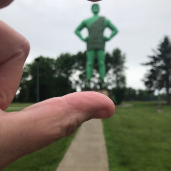 Photo taken at Jolly Green Giant Statue by JR J. on 6/4/2022