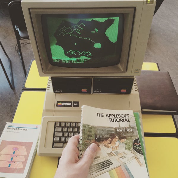 I've just touched Apple II & Newton. I'm fulfilled.