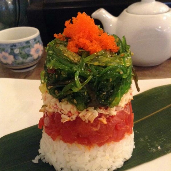 Tokyo Tower. Delicious! Only at the sushi bar.