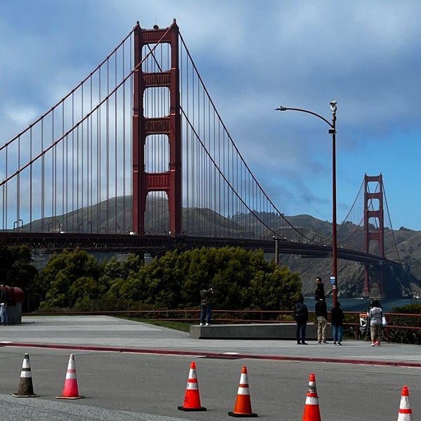 Photo taken at Golden Gate Bridge Welcome Center by Kevin Tyler B. on 5/18/2023