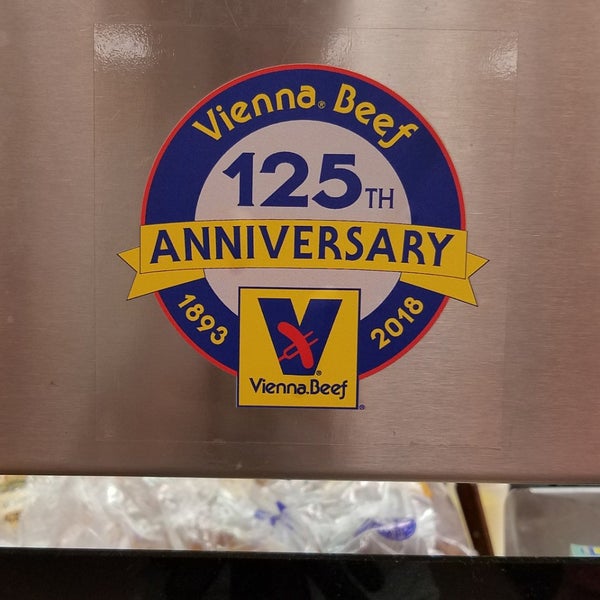 Photo taken at Vienna Beef Factory Store &amp; Cafe by Kevin Tyler B. on 6/18/2018