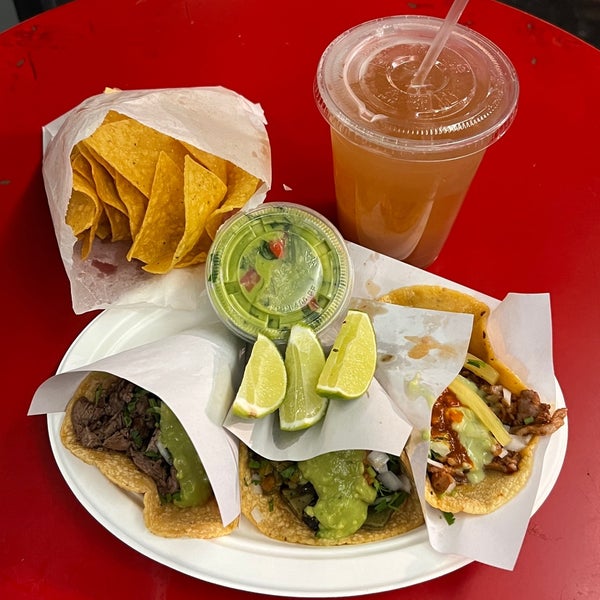 Photo taken at Los Tacos No. 1 by Kevin Tyler B. on 8/1/2023