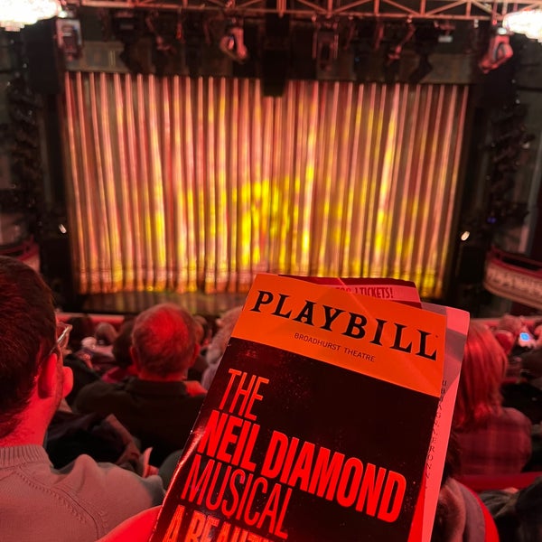Photo taken at Broadhurst Theatre by Diana D. on 1/21/2024
