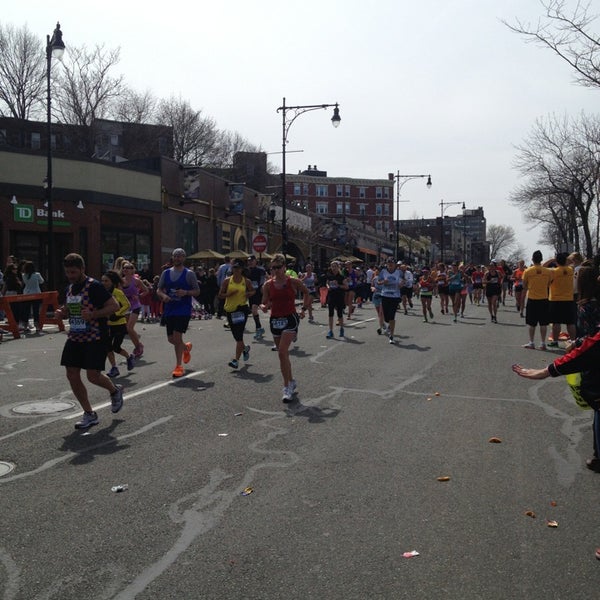 Boston Marathon Mile 23 (Now Closed) Race Track in Brookline