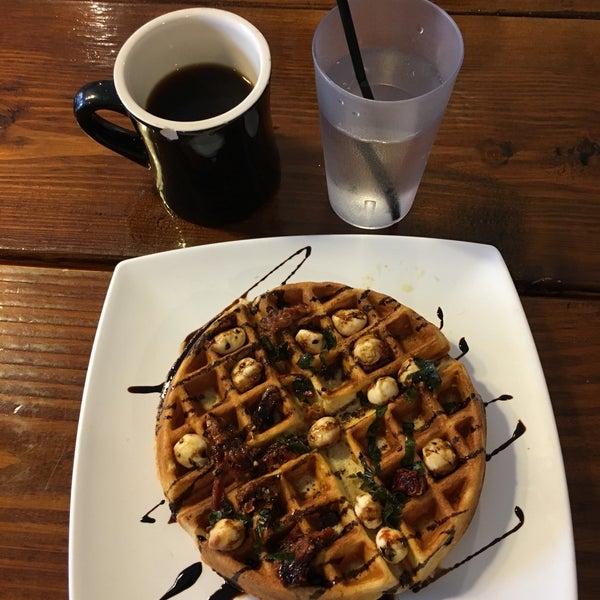 Foto diambil di Black Coffee &amp; Waffle Bar oleh Jocelyn L. pada 6/17/2017