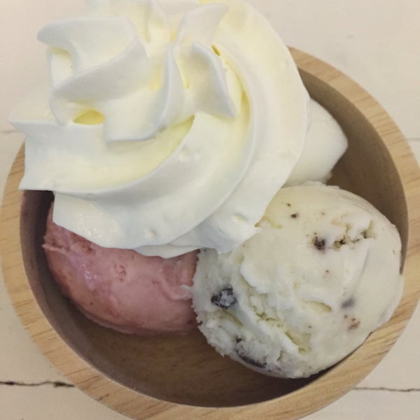 I ice cream yesterday. I ice cream yesterday