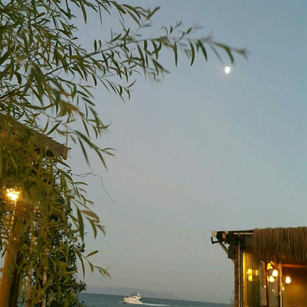 Photo taken at Shaya Beach Cafe &amp; Restaurant by Serap E. on 7/29/2020