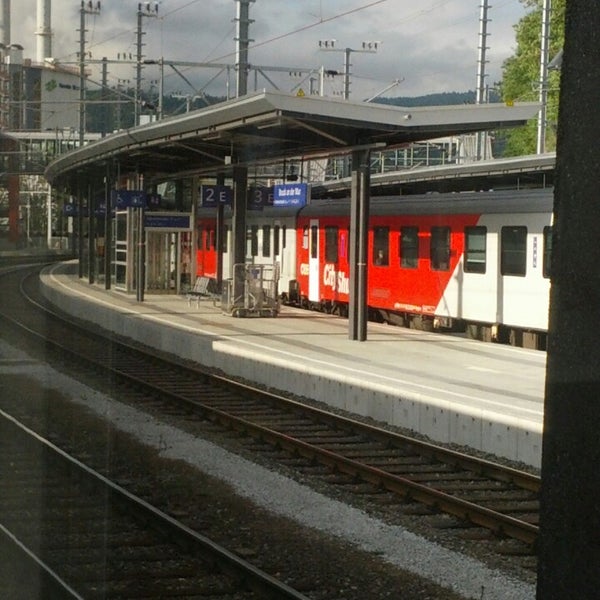 Photo taken at Bahnhof Bruck an der Mur by Thomas B. on 10/7/2013