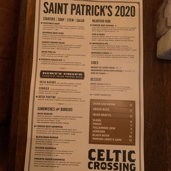 รูปภาพถ่ายที่ Celtic Crossing โดย Gavin A. เมื่อ 3/17/2020