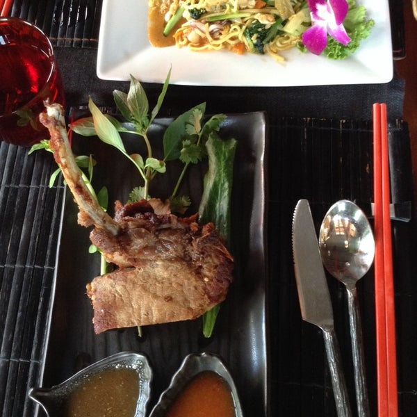Photo taken at The Grey Khmer Grill by Pairach C. on 5/26/2014