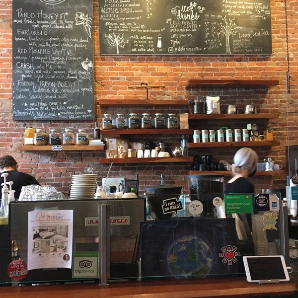 Photo taken at Delanie&#39;s Coffee by Joanne M. on 10/21/2020