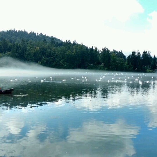Photo taken at Zbiljsko jezero by Snex on 8/21/2016