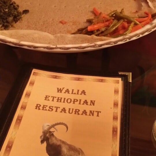 6/28/2014にHubby M.がWalia Ethiopian Restaurantで撮った写真
