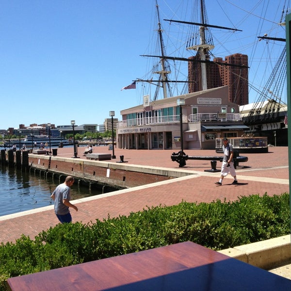 Photo taken at Lenny&#39;s Deli Inner Harbor by Ziad A. on 6/4/2013