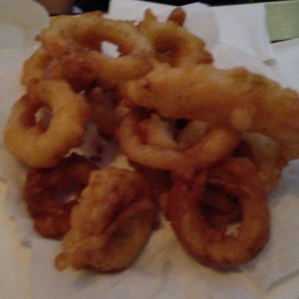 These may be the worlds best onion rings and Bloody Mary...not joking.