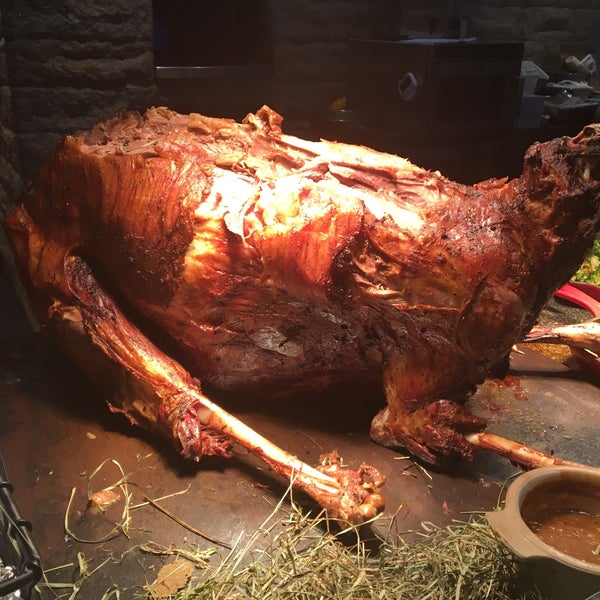 Their present their roasted lamb like this! Not succulent!