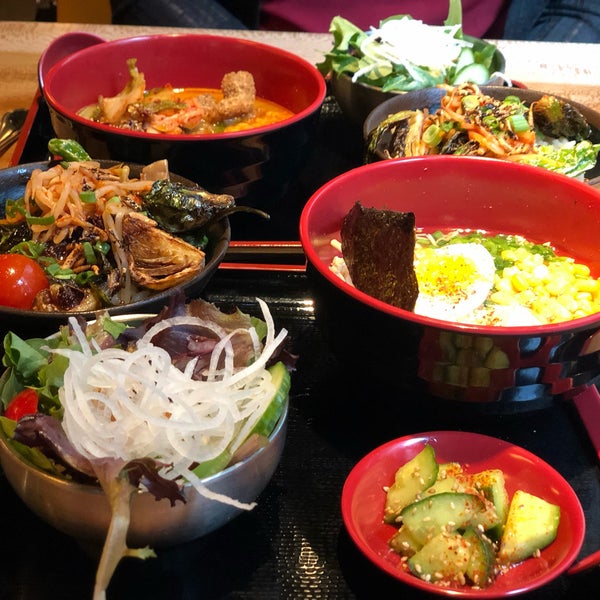 Can’t wait to go back! I’m a vegetarian who eats egg.. ramen tasted delicious...salt was perfect, went for express lunch and got one of the most delicious side of fried rice and salad with it.