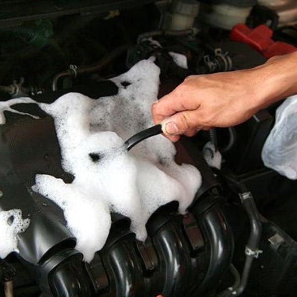 Чем отмыть двигатель авто от масла