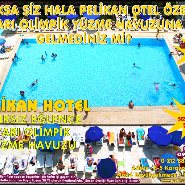8/16/2014 tarihinde Pelikan Otel Yüzme Havuzuziyaretçi tarafından Pelikan Otel Yüzme Havuzu'de çekilen fotoğraf