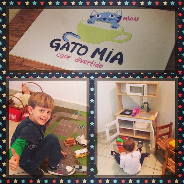 5/31/2014 tarihinde Danni S.ziyaretçi tarafından Gato Mia Café'de çekilen fotoğraf