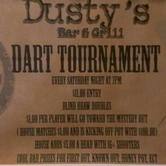 Photo taken at Dusty&#39;s Bar &amp; Grill by Stacey B. on 8/31/2013