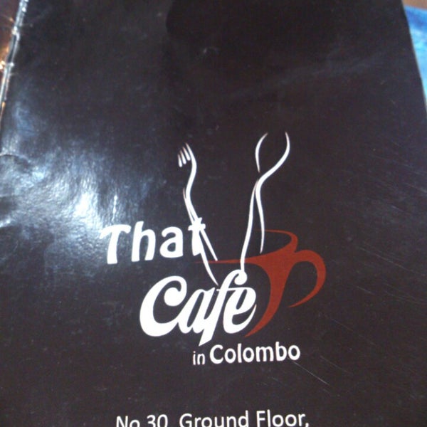 Photo taken at That Cafe in Colombo by Nera D. on 8/24/2014