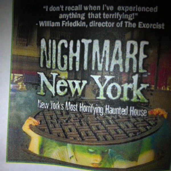 Photo taken at Nightmare: New York by Alice W. on 10/11/2014