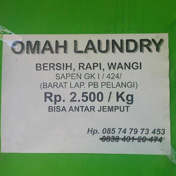 Omah Laundry Sapen